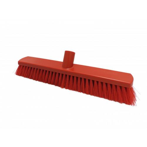 Sweeping Brush Head - Soft Crimped Fill - Red - 38cm (15&quot;)