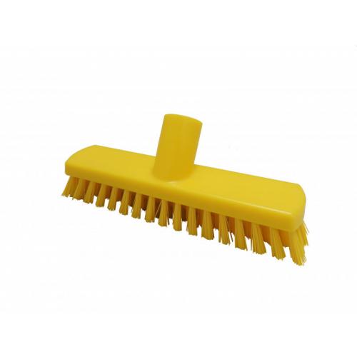 Deck Scrubbing Brush Head - Stiff - Yellow - 21.5cm (8.5&quot;)