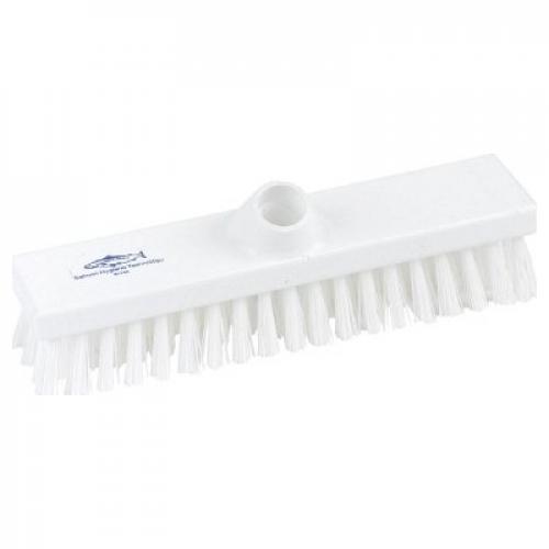 Deck Scrubbing Brush Head - Stiff - Premier - White - 28cm (11&quot;)