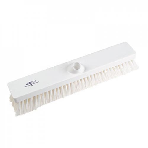 Platform Broom Head - Medium - White - 46cm (18&quot;)