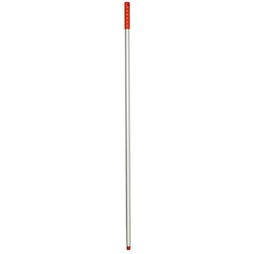 Handle - Light Duty - Aluminium - Red Grip - 136.5cm (53.75&quot;)