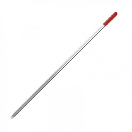 Handle - Light Duty - Aluminium - Red Grip - 124.5cm (49&quot;)