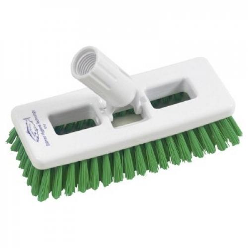 Tile Scrubbing Brush - Very Stiff - Green - 20cm (8&quot;)