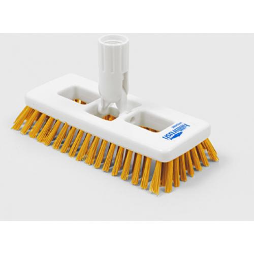 Tile Scrubbing Brush - Very Stiff - Yellow - 20cm (8&quot;)