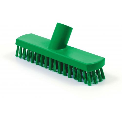 Deck Scrubbing Brush Head - Stiff - Eco-Friendly - Green - 21.5cm (8.5&quot;)