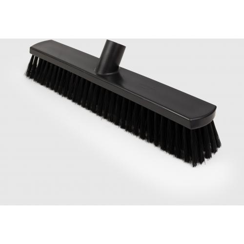 Sweeping Brush Head - Soft Crimped Fill - Eco-Friendly - Black - 38cm (15&quot;)