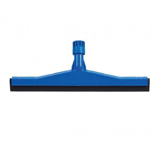 Floor Squeegee Head - Heavy Duty - Plastic - Blue - 45cm (17.75&quot;)