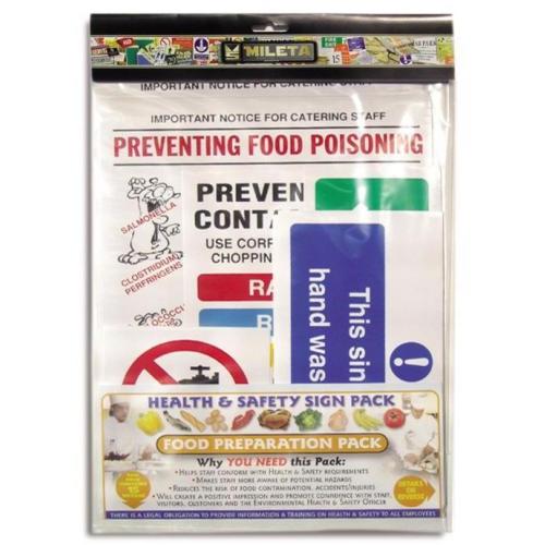 Food Preparation Sign Pack - 15 Signs