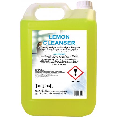 Lemon Cleanser Hard Surface Cleaner - Imperial - 5L