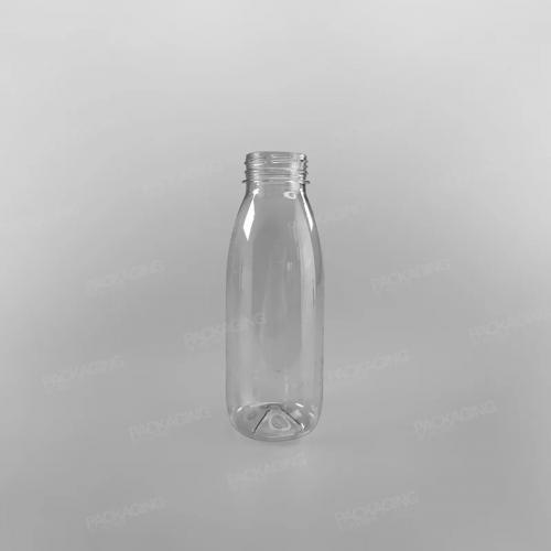 Rounded Juice Bottle - PET Plastic - 33cl (11.6oz)