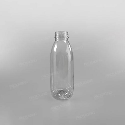 Rounded Juice Bottle - PET Plastic - 50cl (17.6oz)