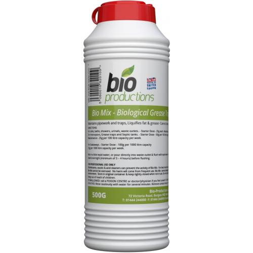 Biological Grease Trap & Drain Maintainer - Bio Mix - 500g