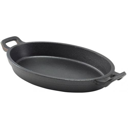 Eared Dish - Oval - Cast Iron - 24cm (9.5&quot;) - 82cl (29oz)