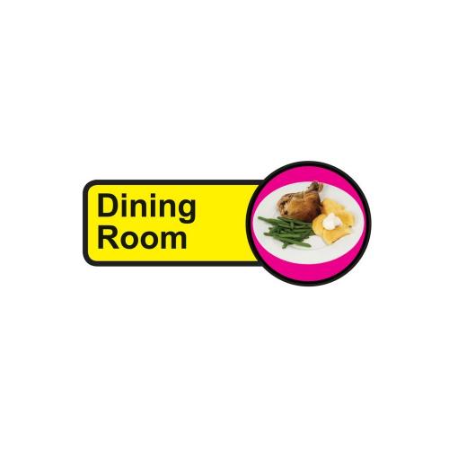 Dining Room - Dementia Sign - Self Adhesive - 48cm (19&quot;)