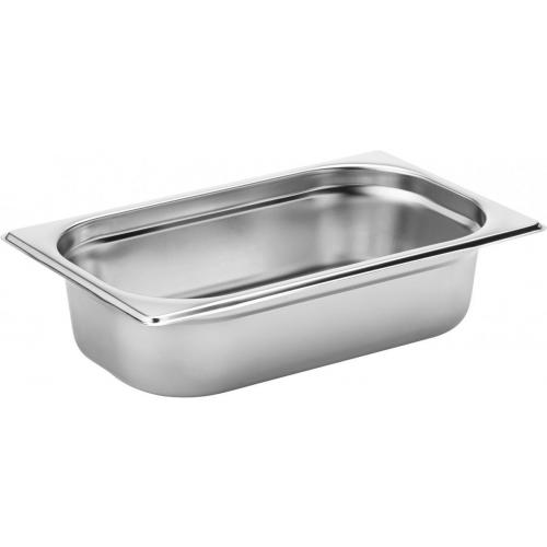 Gastronorm - Stainless Steel - 1/4 GN - 6.5cm (2.6&quot;) Deep