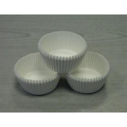 Baking Case - Paper - White - 4.1x2.4cm (1.6x0.9&quot;) - 40gsm