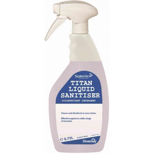 Sanitiser & Disinfectant - Liquid -Titan - 750ml Spray