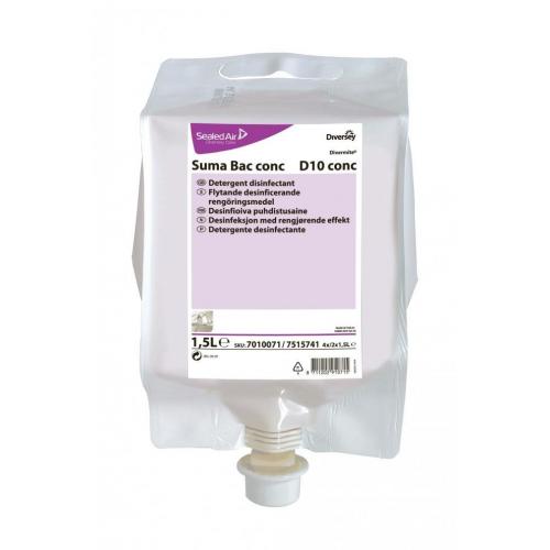 Cleaner & Sanitiser Concentrate  - Suma - Bac D10 - 1.5L