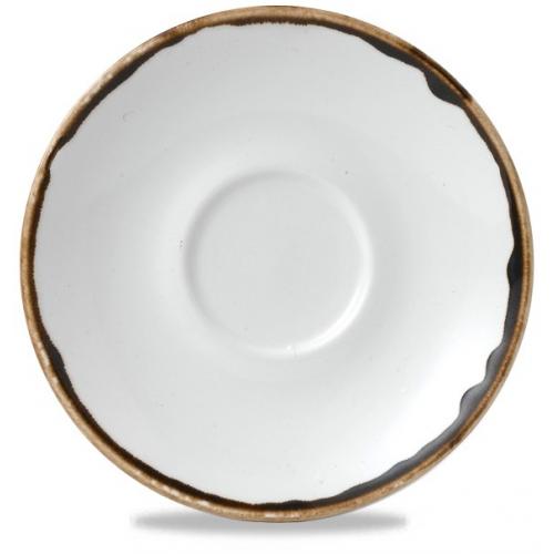 Cappuccino Saucer - Dudson&#39;s - Harvest - Natural - 15.6cm (6.1&quot;)
