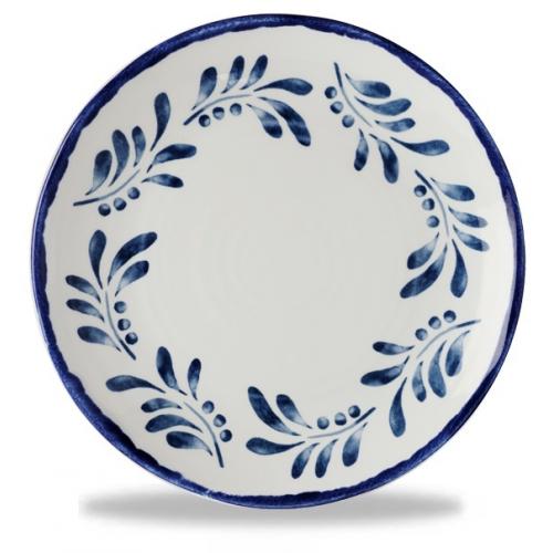 Organic Coupe Plate - Dudson&#39;s - Harvest Mediterranean - 23cm (9&quot;)