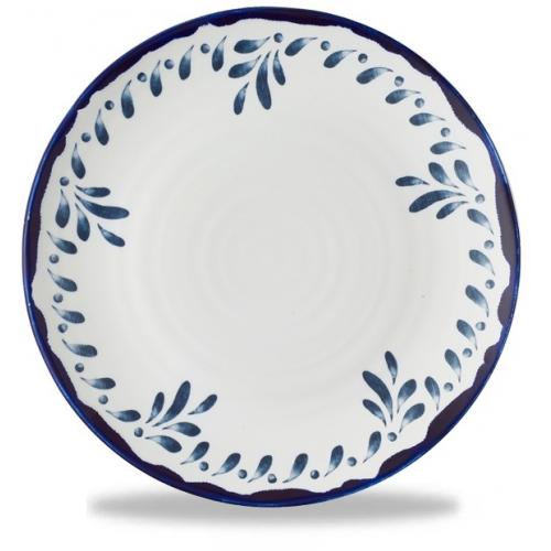Organic Coupe Plate - Dudson&#39;s - Harvest Mediterranean - 27.5cm (10.8&quot;)