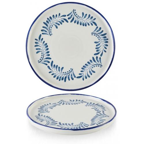 Walled Plate - Dudson&#39;s - Harvest Mediterranean - 26cm (10.25&quot;)