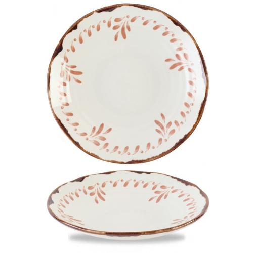 Organic Coupe Bowl - Dudson&#39;s - Harvest Mediterranean - Terracotta - 25cm (9.75&quot;) - 80cl (28oz)