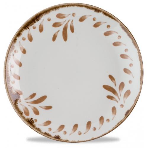 Coupe Plate - Dudson&#39;s - Harvest Mediterranean - Terracotta - 16.5cm (6.5&quot;)