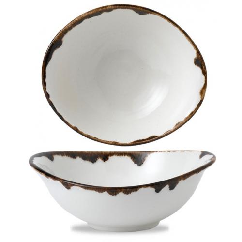 Oval Bowl - Deep - Dudson&#39;s - Harvest - Natural - 47cl (16.5oz)