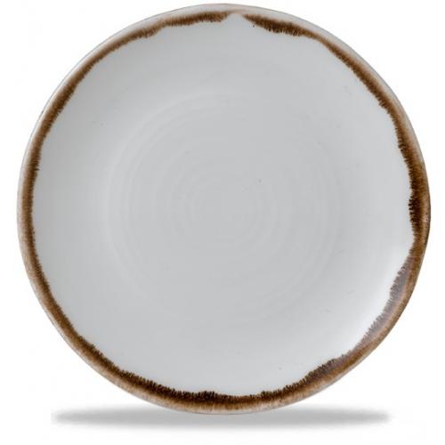 Organic Coupe Plate - Dudson&#39;s - Harvest - Natural - 16.4cm (6.5&quot;)