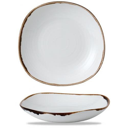 Organic &#39;Wobbly&#39; Coupe Bowl - Dudson&#39;s - Harvest - Natural - 29.5cm (11.6&quot;) - 1.5L (52.8oz)