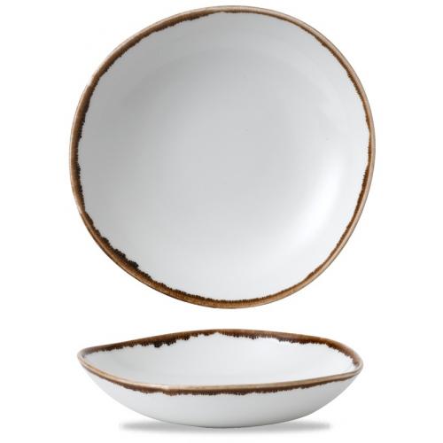 Round Organic Bowl - Dudson&#39;s - Harvest - Natural - 25.3cm (10&quot;) - 1.1L (38oz)