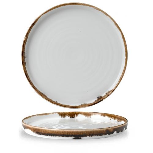 Walled Plate - Dudson&#39;s - Harvest - Natural - 21cm (8.25&quot;)