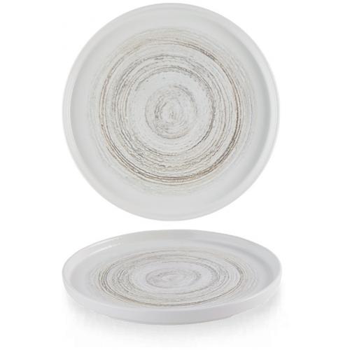 Walled Plate - Churchill&#39;s - Elements - Dune - 21cm (8.25&quot;)