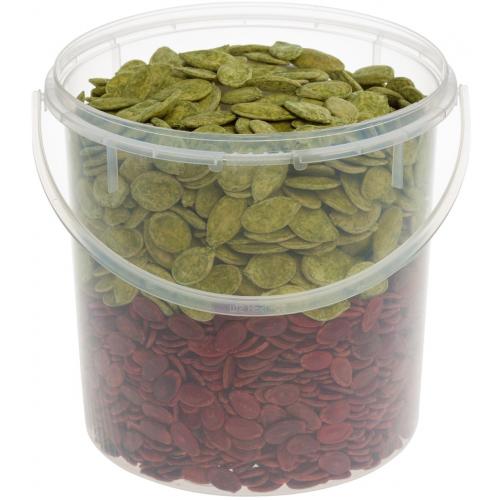 Food Storage Container - Round - No Handle or Lid - Clear Plastic - 2L (70.4oz)
