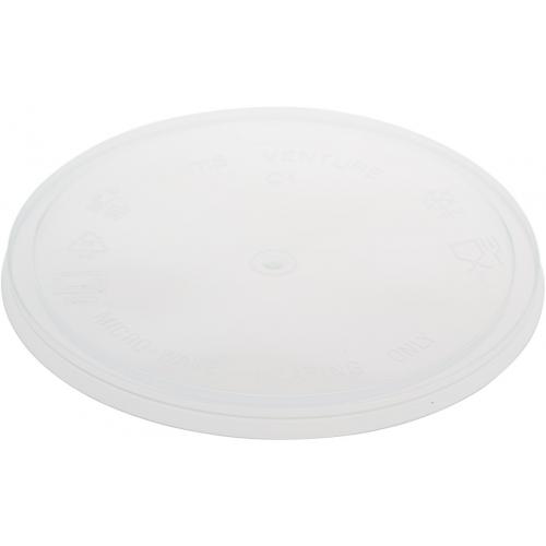 Lid - Round - For Food Storage Container - Clear Plastic - 150mm dia