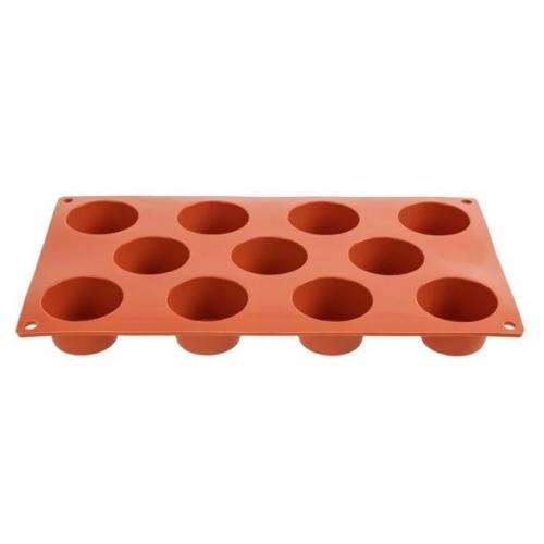 Mini Muffin Mould - Silicone - Formaflex - Red - 11 Cup