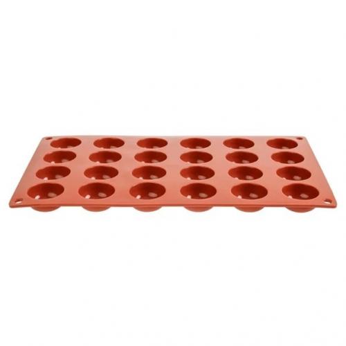 Pomponette Mould - Silicone - Formaflex - Red - 24 Cup