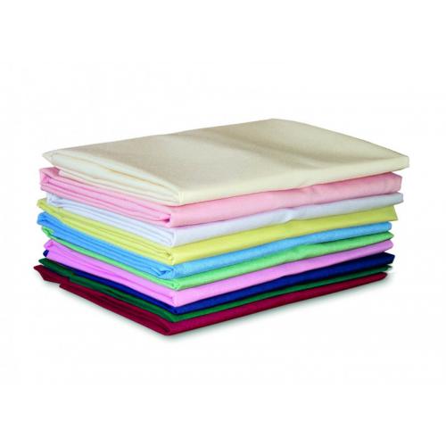 Flat Sheet - Single - Polyester Cotton - Claret