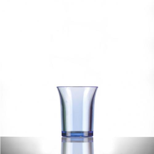 Shot Glass - Polystyrene - Econ - Neon Blue - 2.5cl (1oz) CE