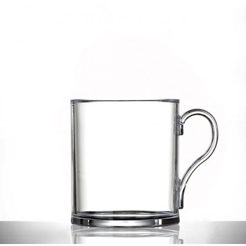 Beverage Mug - Straight-Sided - Polycarbonate - Elite - Clear - 34cl (12oz)