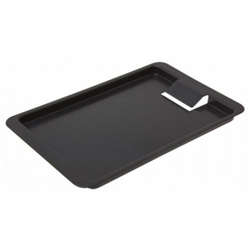 Tip Tray with Bill Clip - Plastic - Oblong - Black