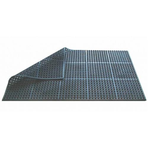 Anti Fatigue Floor Mat - Rubber - Beaumont&#8482; - Black - 150x90cm