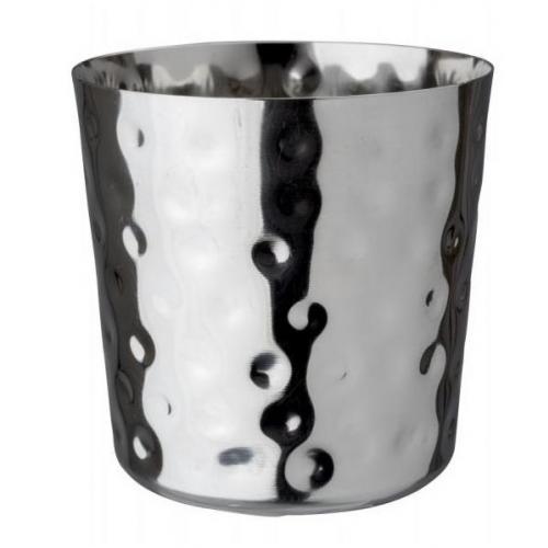 Appetiser Cup - Conical - Hammered Finish - Stainless Steel - 8.5cm (3.4&quot;)