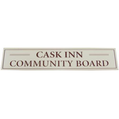Cask Inn Community Board - Sign