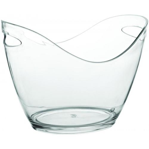 Wine & Champagne Bucket - Acrylic - Large - Clear - 25.5cm (10&quot;)