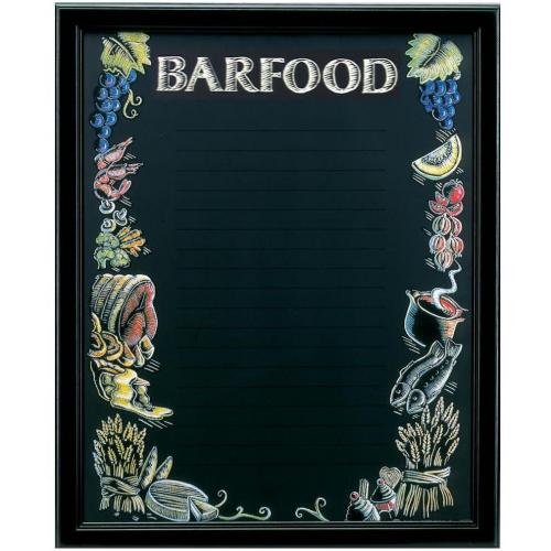 Bar Food Chalkboard - Screen Printed - 76cm (30&#39;&#39;)
