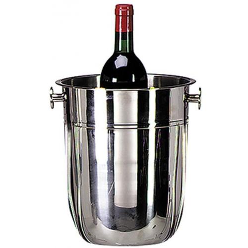 Wine & Champagne Bucket with Fixed Handles  - Stainless Steel - 7.6L (13.3 pint)