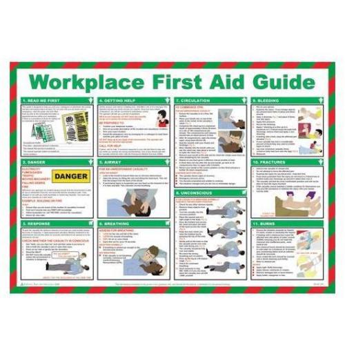 Workplace First Aid Guide - Poster - 59cm (23.2&#39;&#39;)