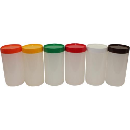 Backup Storage Bottles with Assorted Colour Caps - Pourmaster&#174; - 90cl (30oz)